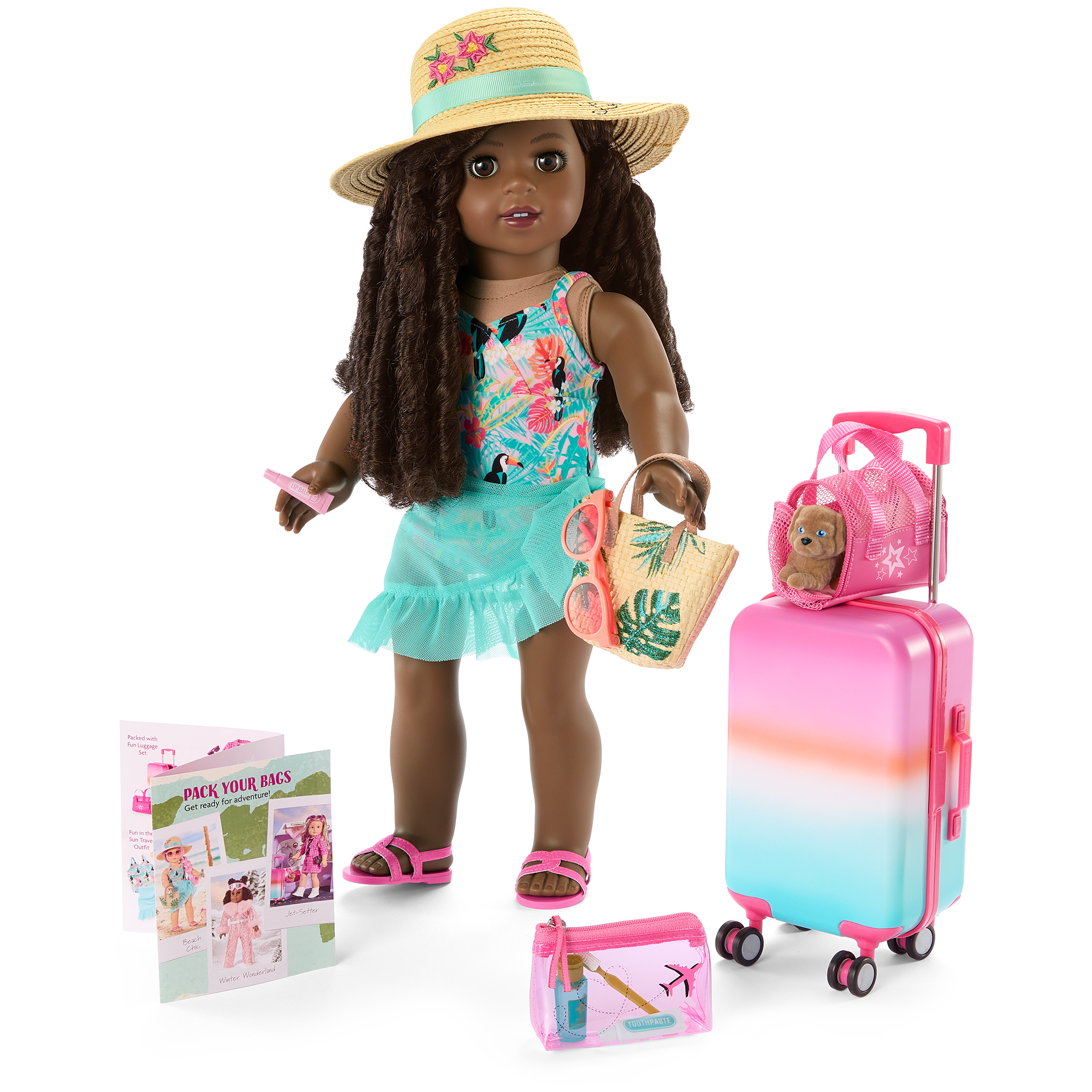 Packed with Fun Luggage Set for 18-inch Dolls F7