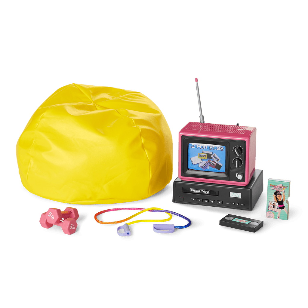 Courtney‘s™ TV & Fitness Accessories for 18-inch Dolls (Historical Characters) B0