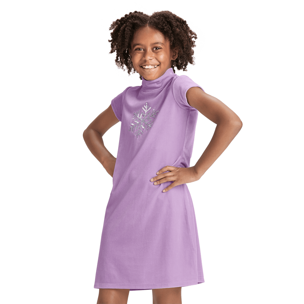 Soft as Snow Dress for Girls B6
