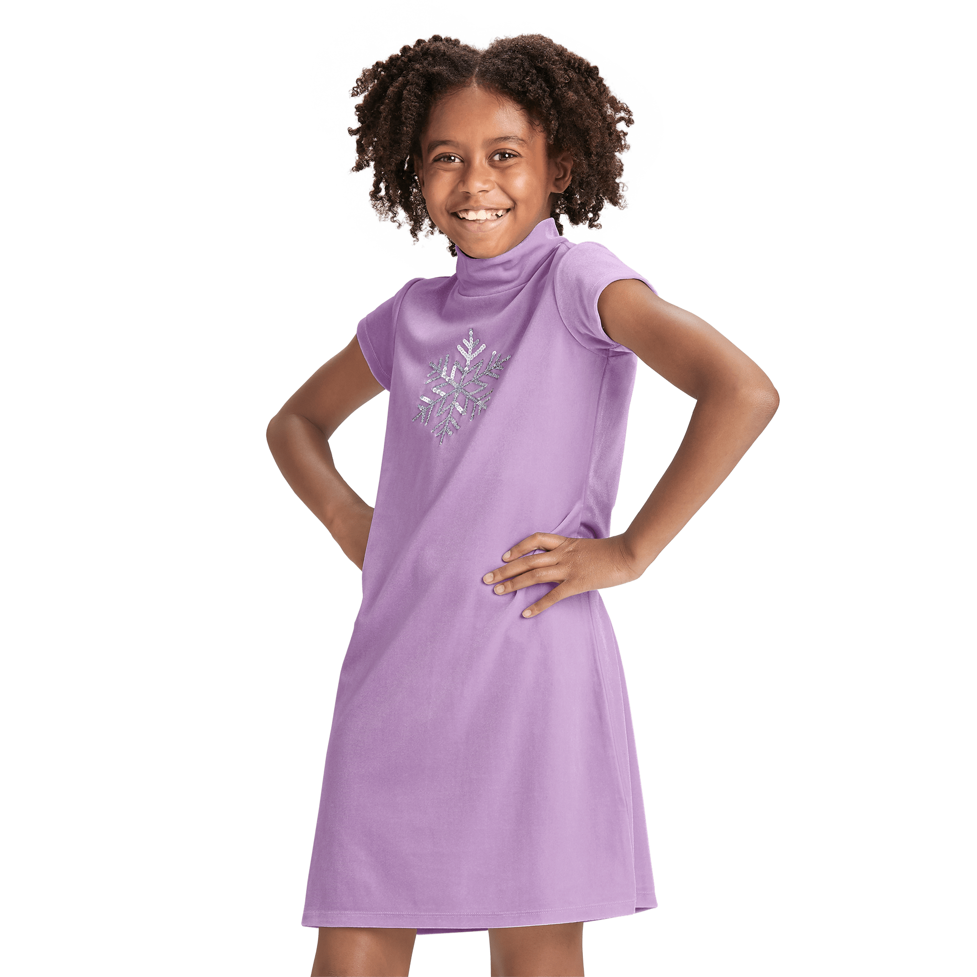 Soft as Snow Dress for Girls B6