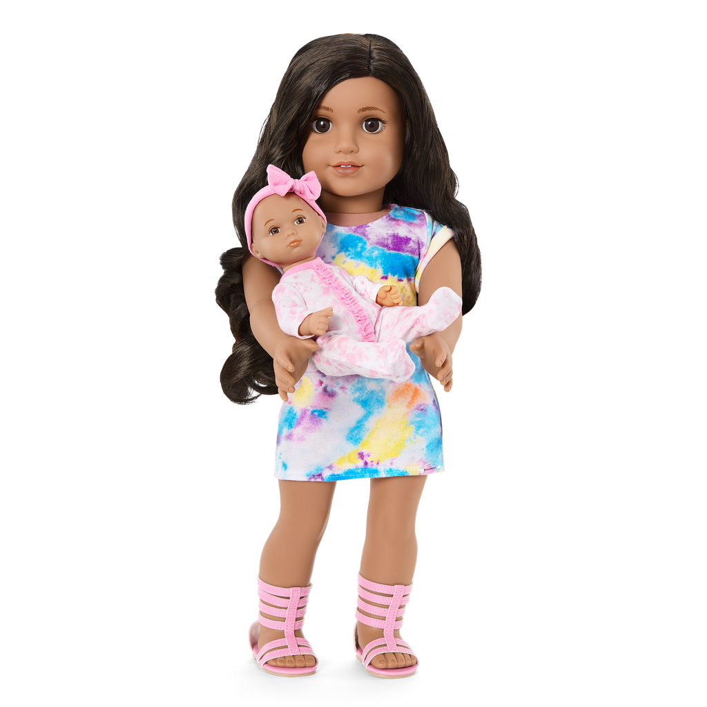 Little Bitty Baby™ 7.75-inch Doll with brown hair B8