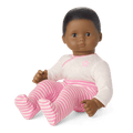 Bitty Baby® Doll #1 with black hair in Pretty Pink F9