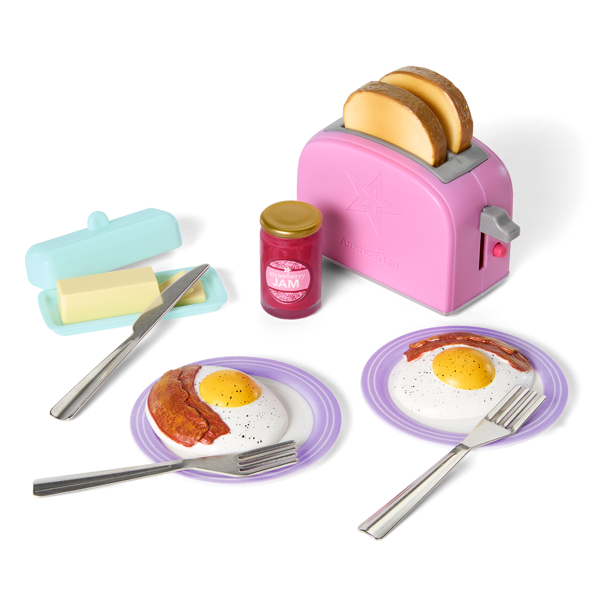 Breakfast for Two Set for 18-inch Dolls F5