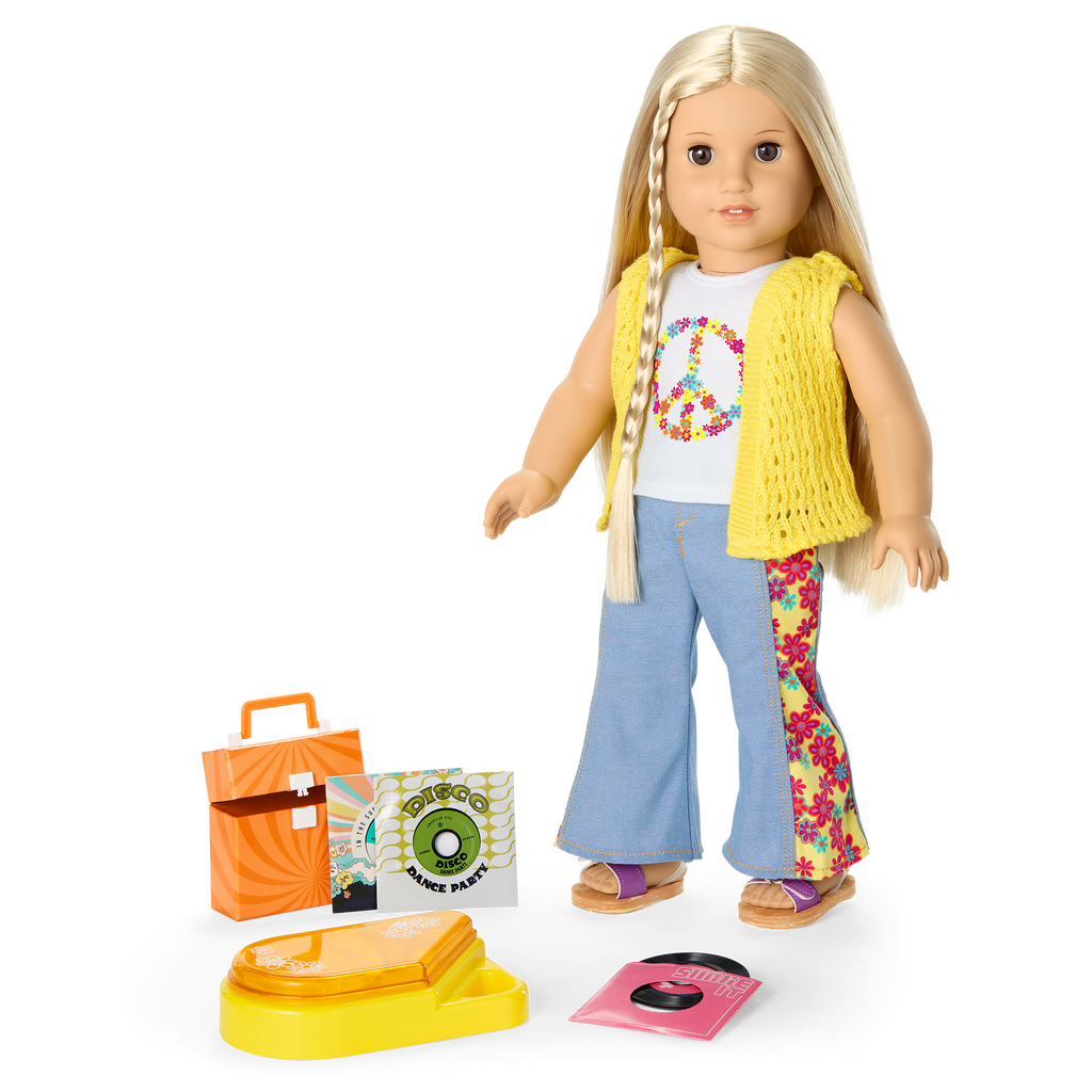 Julie’s™ Record Player & Accessories for 18-inch Dolls (Historical Characters) C1