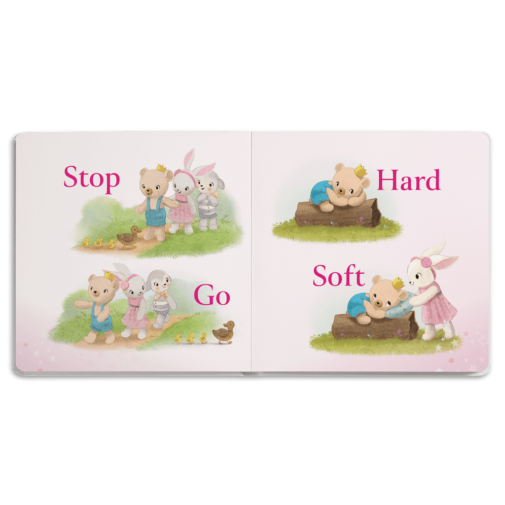 Bitty’s™ Bear Friend & Opposites All Around Board Book C8
