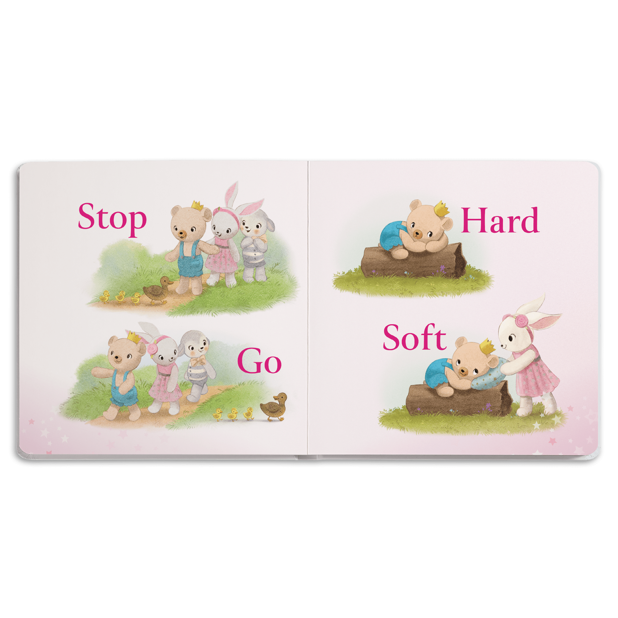 Bitty’s™ Bear Friend & Opposites All Around Board Book C8