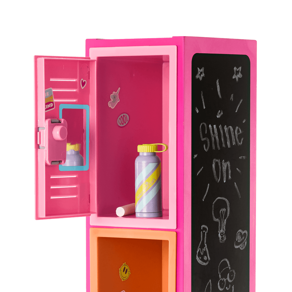Colorful Cubbies Locker Set for 18-inch Dolls E0
