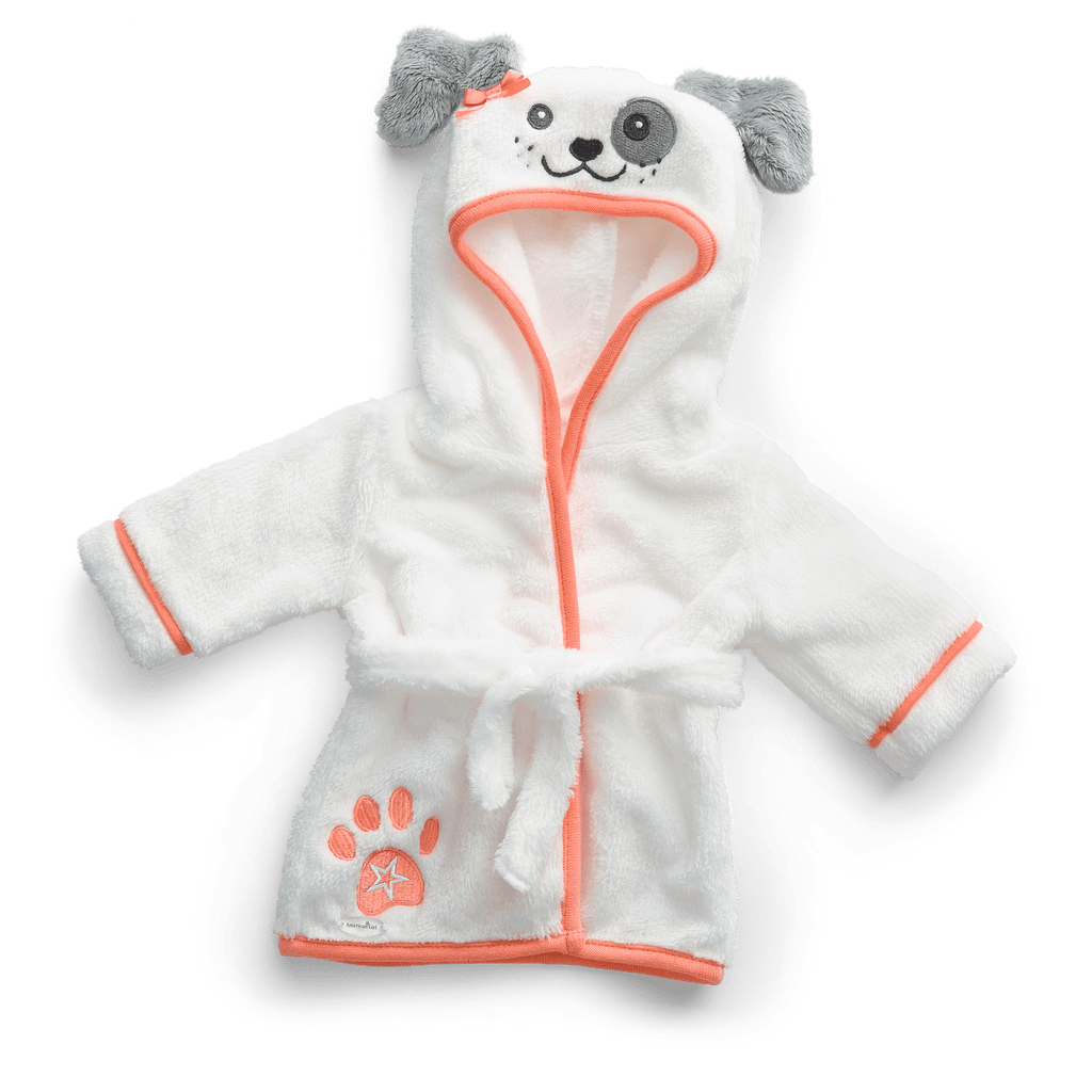 Comfy Puppy Robe Set for Girls & 18-inch Dolls D9